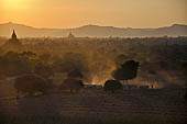 Bagan Myanmar. View from the terrace of Pyathada Temple. 